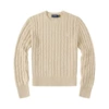 With a round collar, khaki