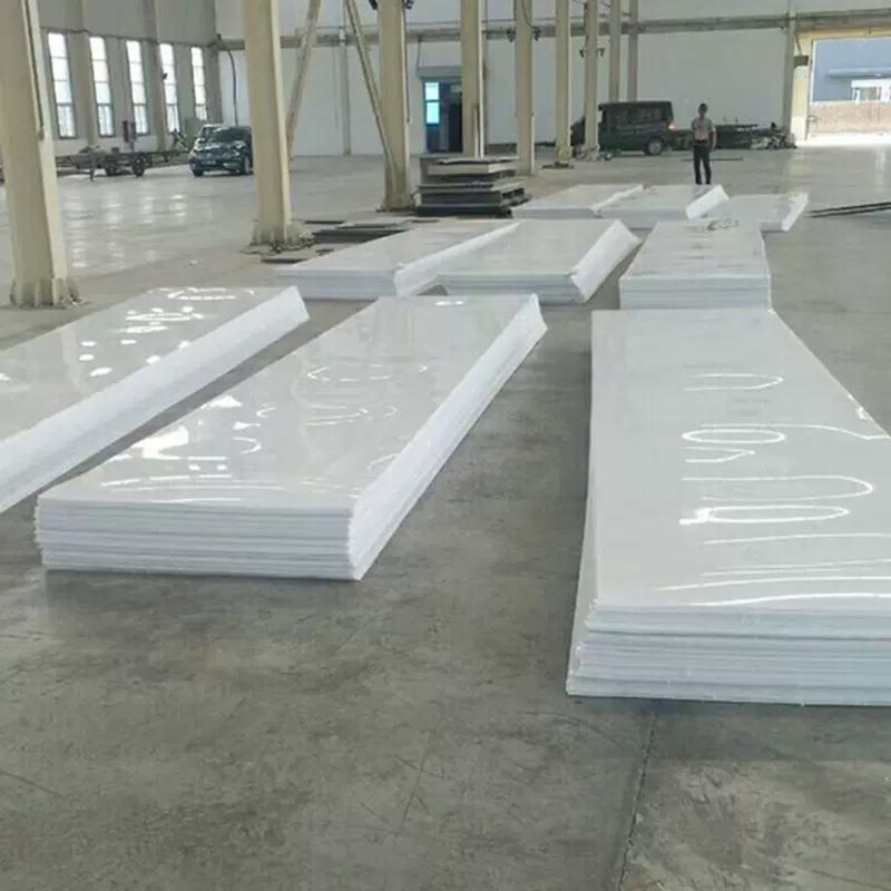 按厚度加工超高分子量聚乙烯板 高密度耐磨损挤出HDPE板材厂家