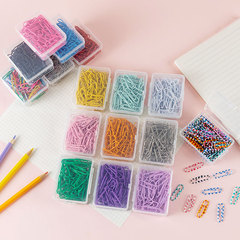 Cross-border best-selling 28mm colorful crocodile clips creative bookmark stationery decoration book mark 50 pieces