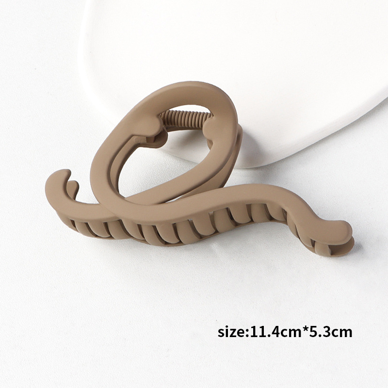 Corea del Sur elegante clip de pelo de las mujeres clip de helado tocado de alto grado horquilla de tiburón clip de pelo grande al por mayor