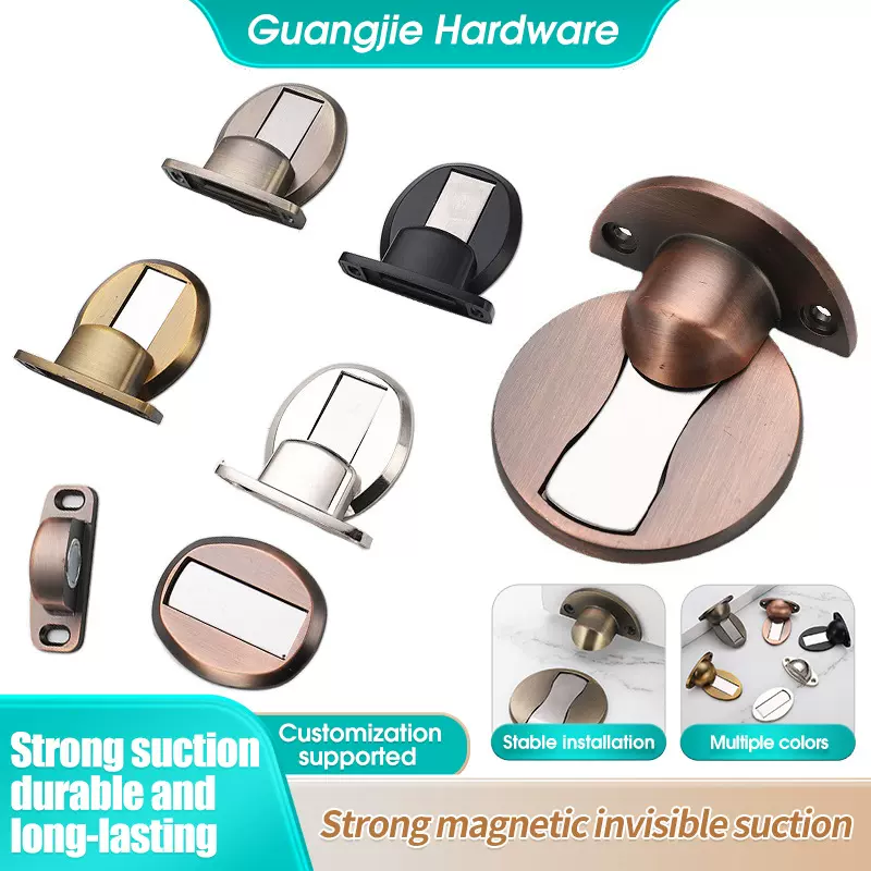 锌合金地吸卧室房门木门免打孔隐形门挡加厚防撞门碰强磁门吸门阻