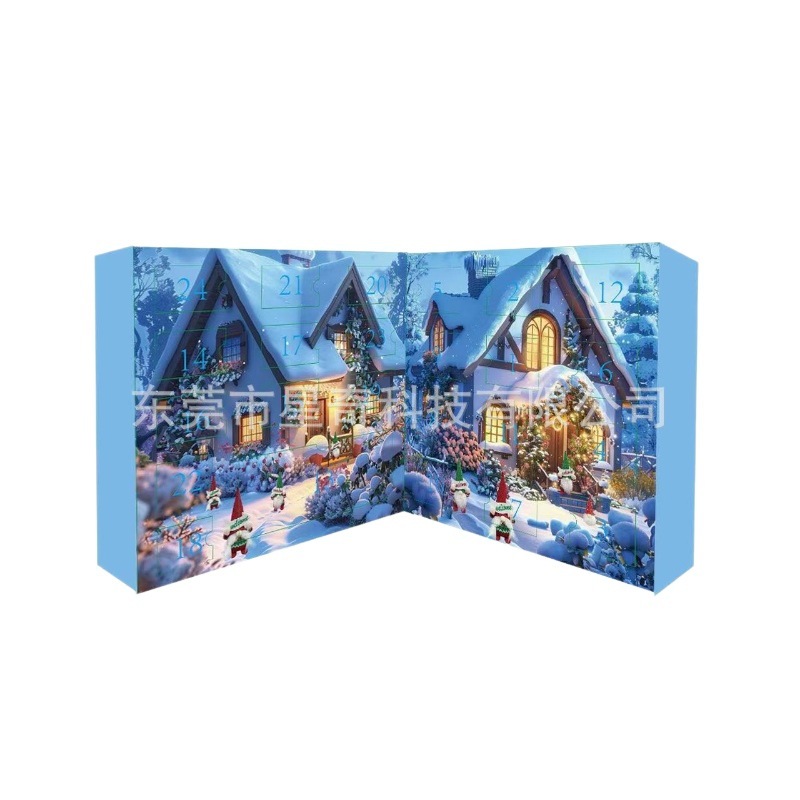 跨境Christmas Gnome Advent Calendar 2025圣诞节侏儒降临日历|undefined