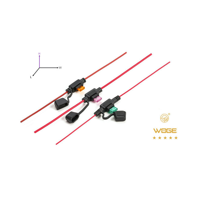 WG2701中小型保险丝座直销线束保险丝座 1A-40A 32Vdc汽车保险丝