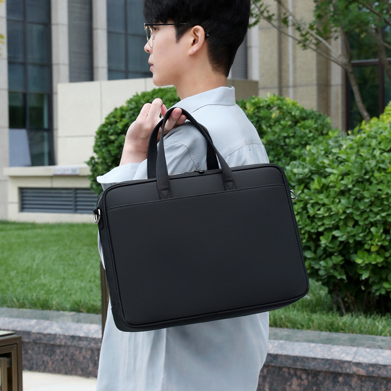 Bolsa de computadora de viaje de negocios para hombres y mujeres, portátil ligero y simple, portable