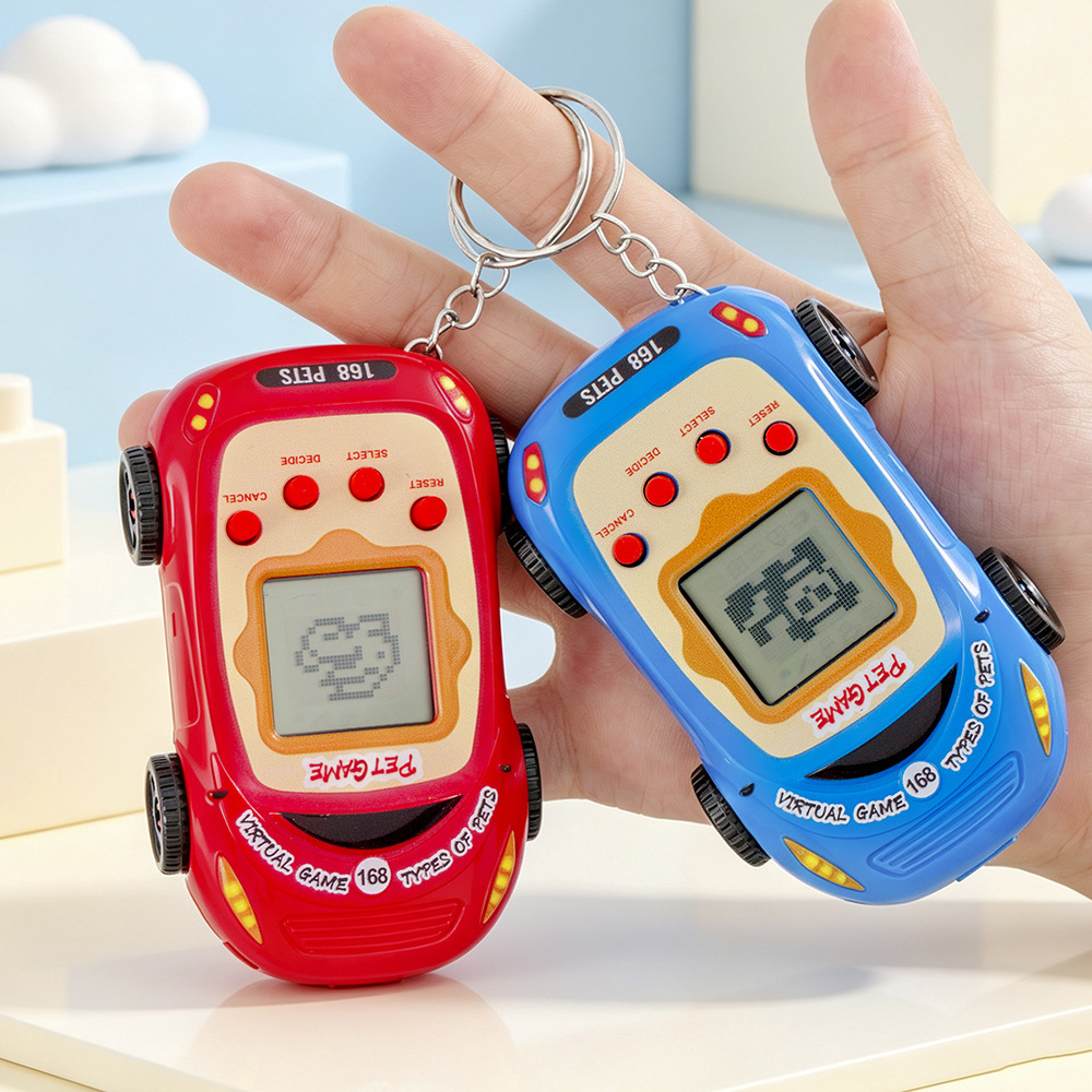 Consola de Mascota Electrónica Portátil de ABS con Alimentación Virtual para Llavero image 4