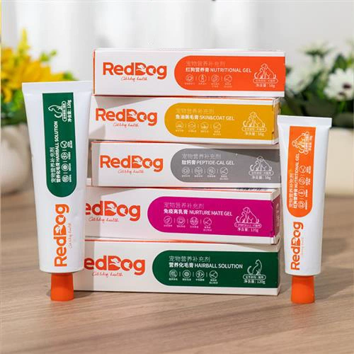 Красный шарик для волос для собак и кошек, питательный крем для кошек и собак, красота волос, восполняющий кровь, крем для пищеварения, повышающий иммунитет, питательный крем для волос