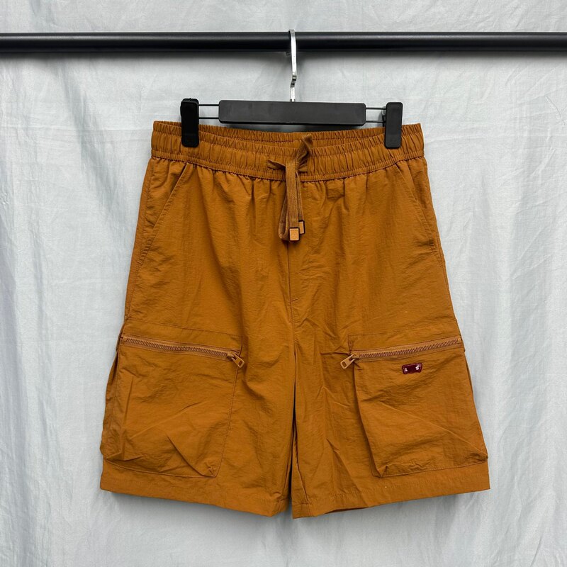 Levi's Cross-Border Mountain-Style Outdoor Workwear Shorts with Drawstring Elastic Waist and Large Pockets, American Functional Style