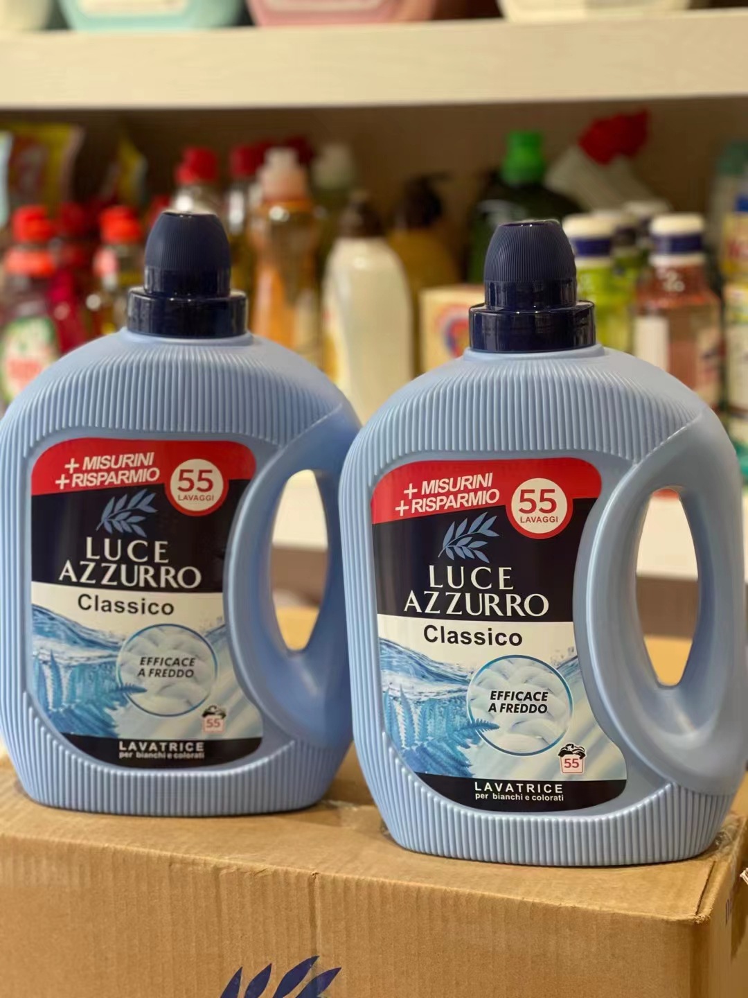 意大利進口 新款菲斯安娜藍蕨去污洗衣液 菲詩安娜3L藍爵經典濃香