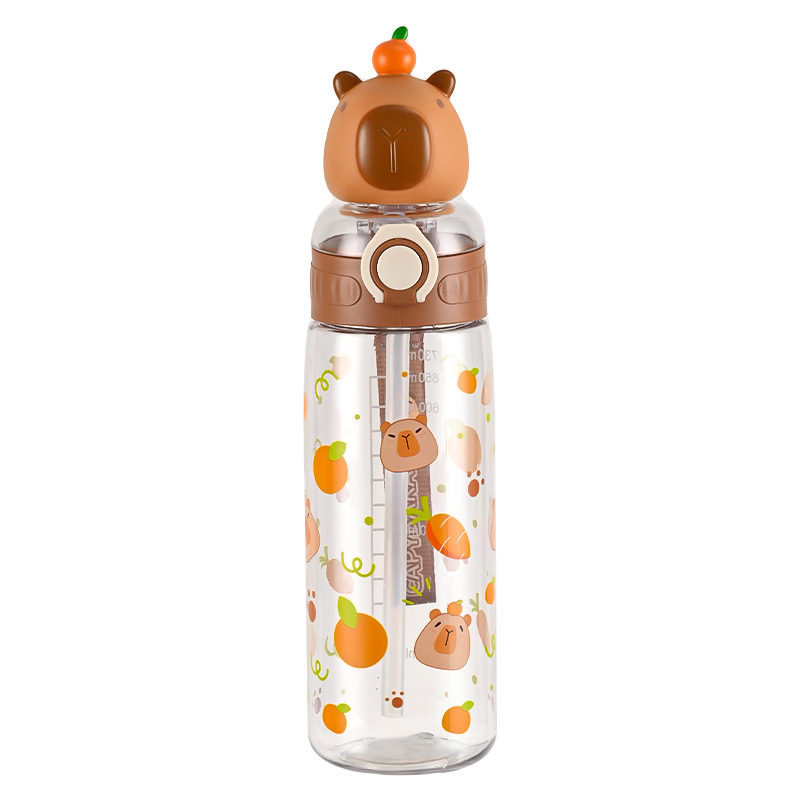 Selección estricta taza de agua explosiva, taza de agua para animales, taza de agua para estudiantes, taza casual creativa de alto valor de cara, taza de agua Capibara