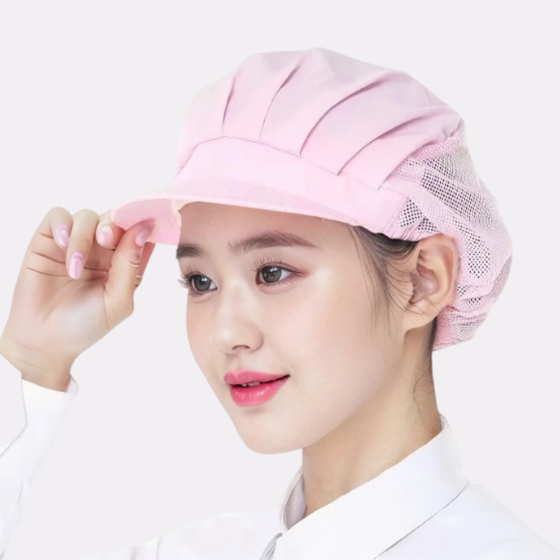 Sombrero de taller de alimentos respirable a prueba de humo de aceite sombrero de cocina sombrero de cocinera sombrero de cocinera sombrero de trabajo