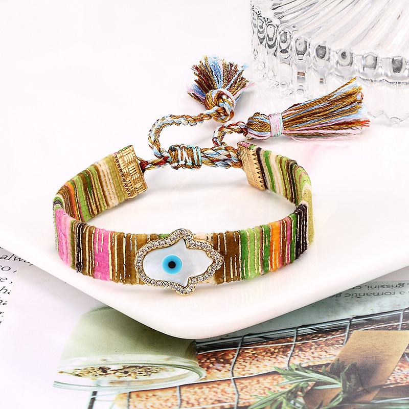 12g Weight Gold Plated Plating Material Simple Style Geometric Alloy Polyester Plating Gold Plated Unisex Bracelets