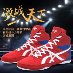 New high-top wrestling shoes, boxing shoes, indoor competition and training shoes, wrestling shoes, fighting shoes, unisex boxing shoes, sanda shoes
