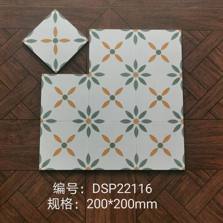 Скандинавская ретро плитка 200x200 кухня ванная комната балкон настенная плитка напольная плитка вход садовая плитка
