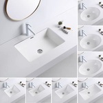 陶瓷台下盆洗手盆酒店卫生间家用户外室外洗脸盆大小尺寸厂家批发