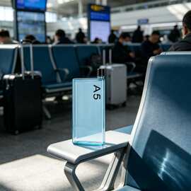 网红单层透明方形水杯 A5 扁平设计 ins 风高颜值健身随手杯