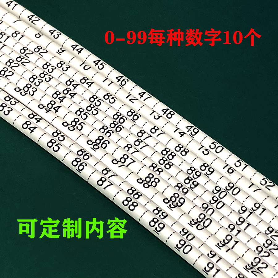 0-99 tubo de número de retracción térmica tubo de número de tubo