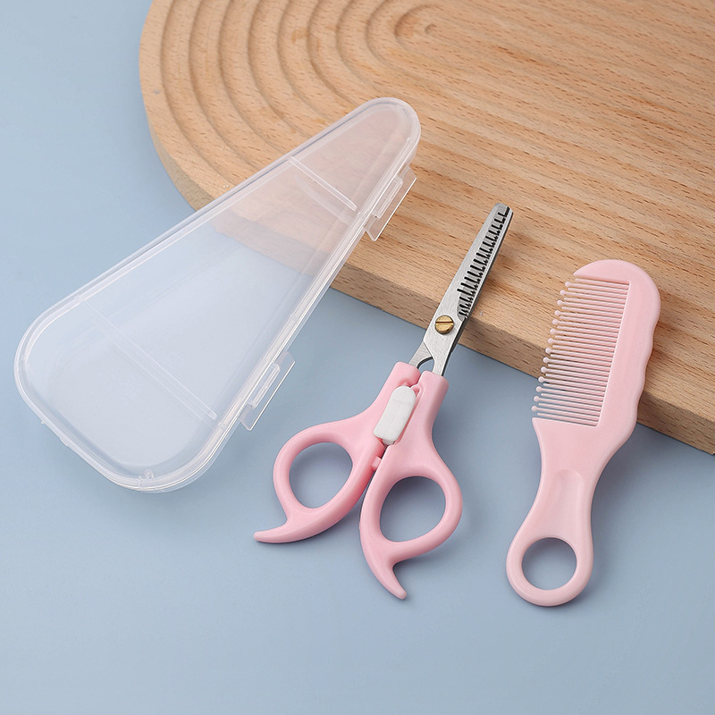家庭用はさみ、子供用理髪はさみセット、ベビー丸頭安全はさみ、前髪はさみ、薄型はさみ、平らな歯はさみ卸売|undefined