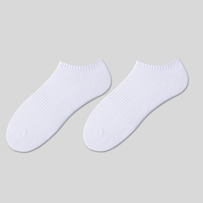 흰색 보트 양말/1켤레