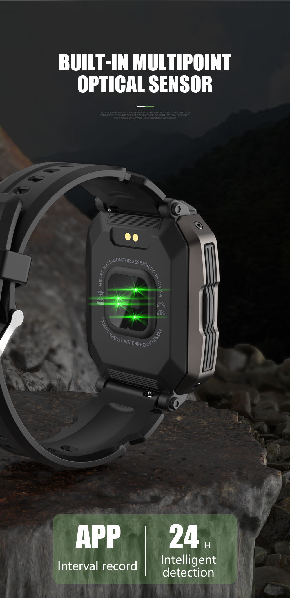 C20pro Robuste Smartwatch Mit Bluetooth Telefonie Sport Armband_voghion.com