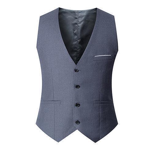 Chaleco de hombre coreano, traje delgado, chaleco, primavera y otoño, casual, sin planchar, vestido de negocios, moda formal profesional del padrino