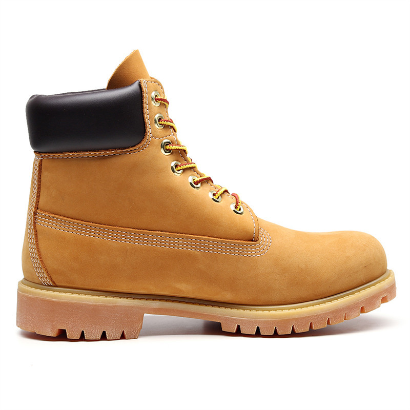 Botas de moto para hombre, zapatos 10061, botas amarillas, botas de nieve de 7 agujeros, botas Martin para mujer DONGWUCAT, antideslizantes, cálidas para exteriores