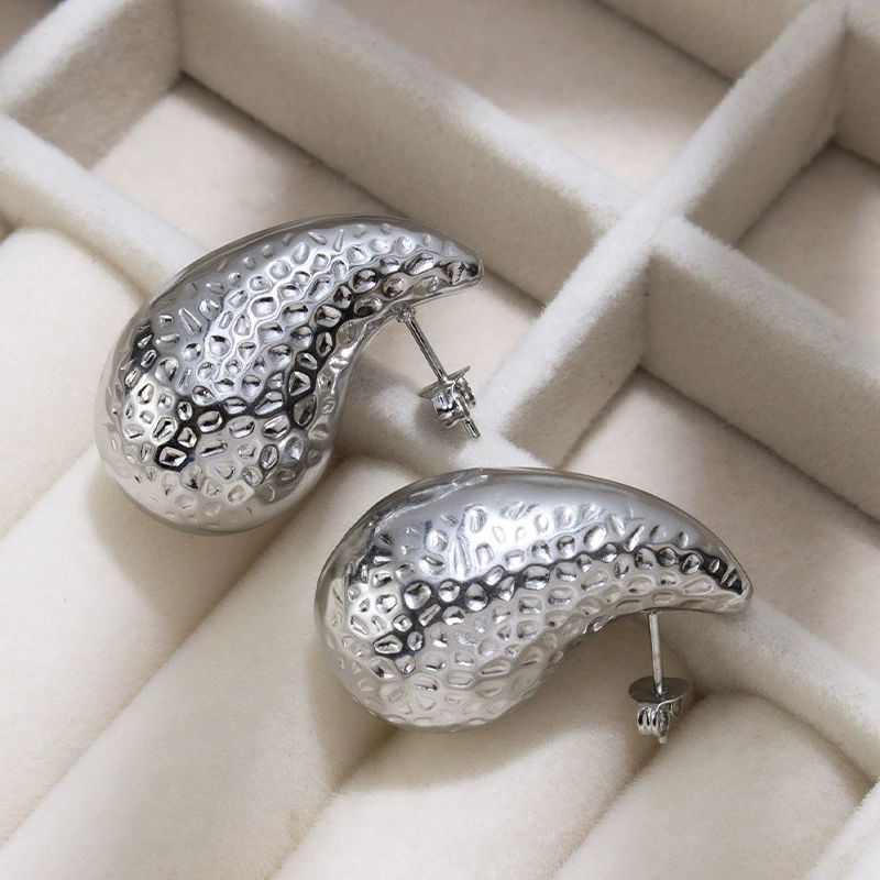 Серьги из нержавеющей стали, европейский стиль, 18 К, оптовая продажа