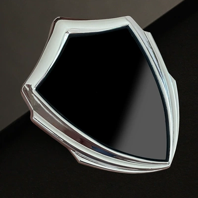 Set LOGO metal mirror Other Automotive Exterior Supplies - silver-black