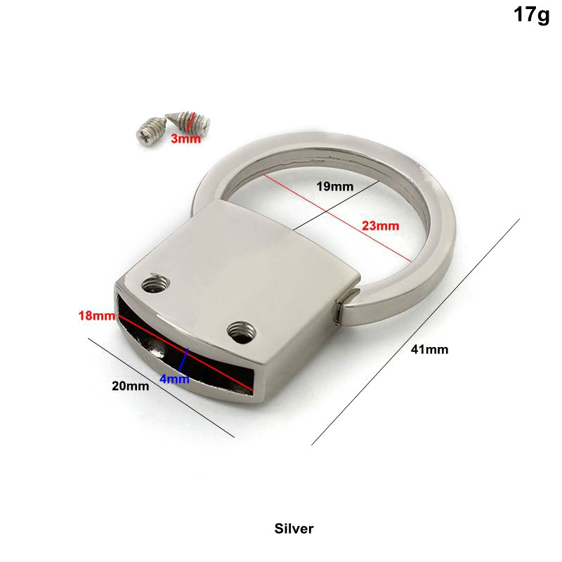 Creative lock, men's keychain with laser, (Physicals), creative gift