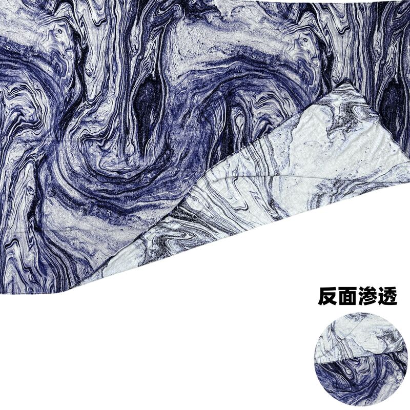 热销精品柔软丝光棉双面渗透印花包头巾 Printed Jersey Hijab|undefined