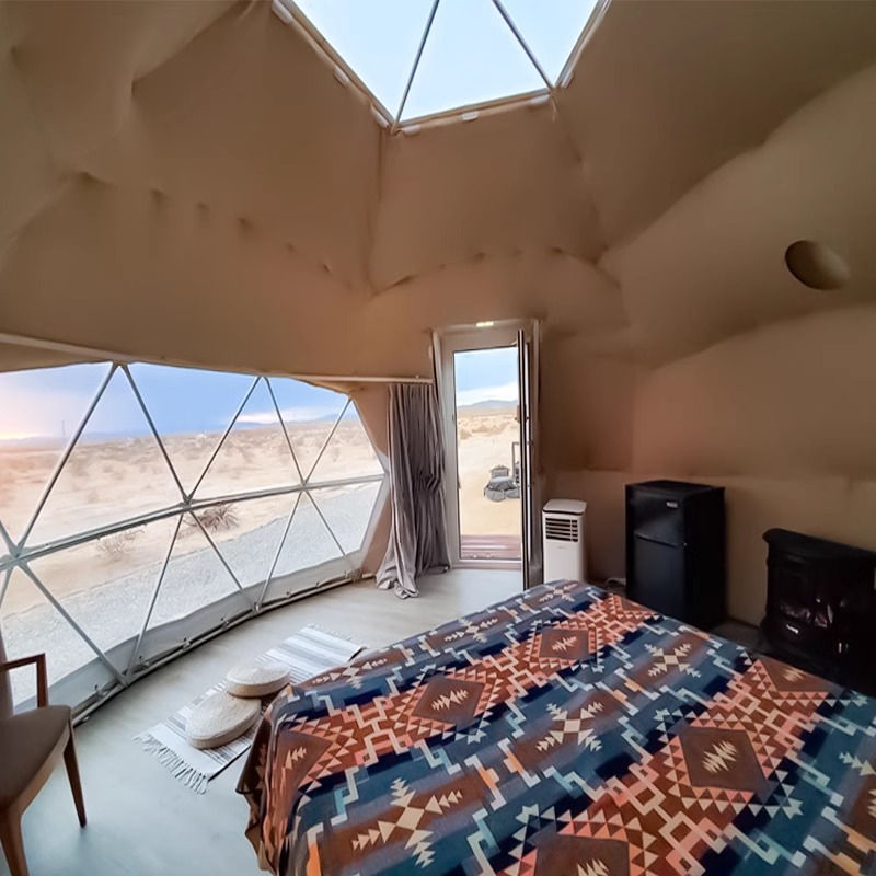 Lujo salvaje al aire libre punto escénico cúpula transparente esférica tienda de campaña bubble house turístico alojamiento residencial hotel estrella tienda de campaña