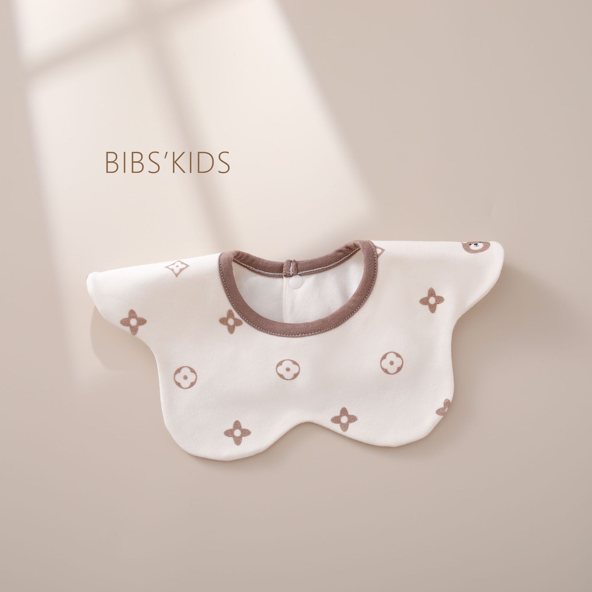 Small flower bear saliva towel (1 pack)