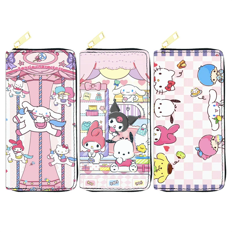 Sanrio, полиуретановый мобильный телефон, кошелёк, сумка через плечо для учеников, (Физические)
