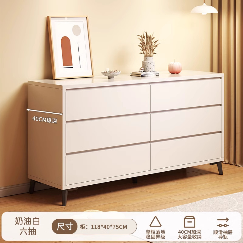 Italiano de lujo ligero dormitorio armario de almacenamiento doméstico sala de estar contra la pared armario de almacenamiento en el cajón de la casa cinco armarios