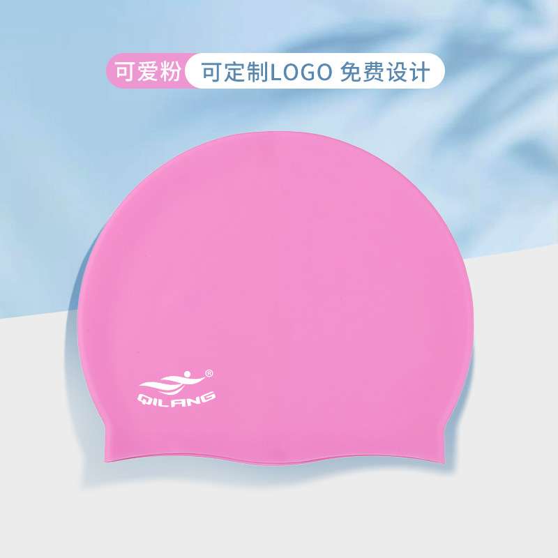 Sombreros de natación para adultos y niños impermeables universales sombreros de silicona 50g logotipo imprimible sin estrangulamiento sombreros de natación fabricantes al por mayor