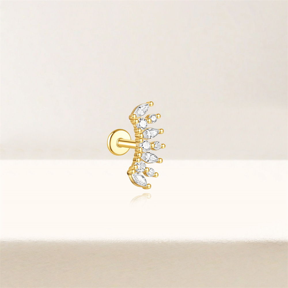 3g Weight straight barbell Piercing needle type Zircon Inlay Material Ear Studs Classification Ear Cartilage Rings & Studs Piercing Type 1 Piece Quantity Daily Occasion 925 Sterling Silver Material Geometric Pattern Unisex Gender Inlay Design Shiny, IG Style Style 1 Piece Ear Cartilage Rings & Studs Shiny IG Style Geometric 925 Sterling Silver Inlay Zircon Ear Cartilage Rings & Studs 42