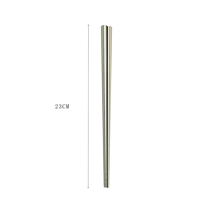 23CM/316L 원추형 스테인레스 스틸 젓가락