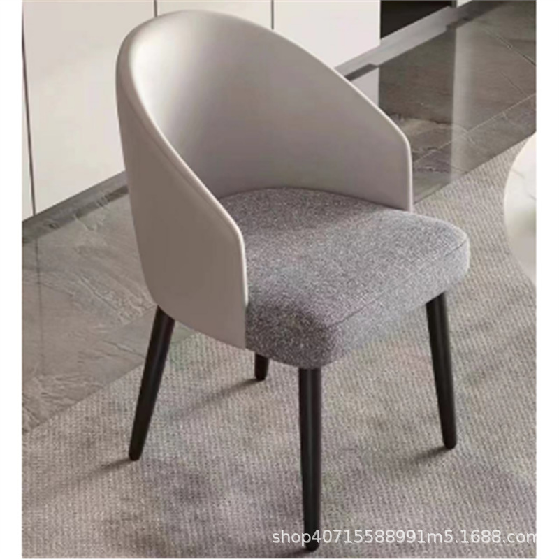 Silla de comedor de sala de estar moderna y simple, sala de estar de comedor de sala de estar, sala de comedor