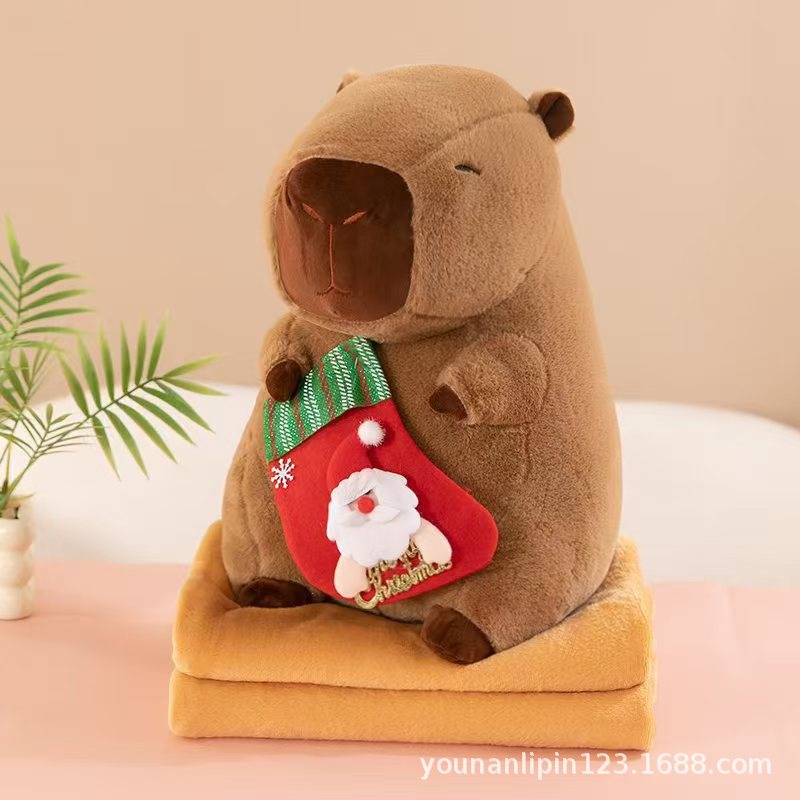 Calcetines de navidad capibara