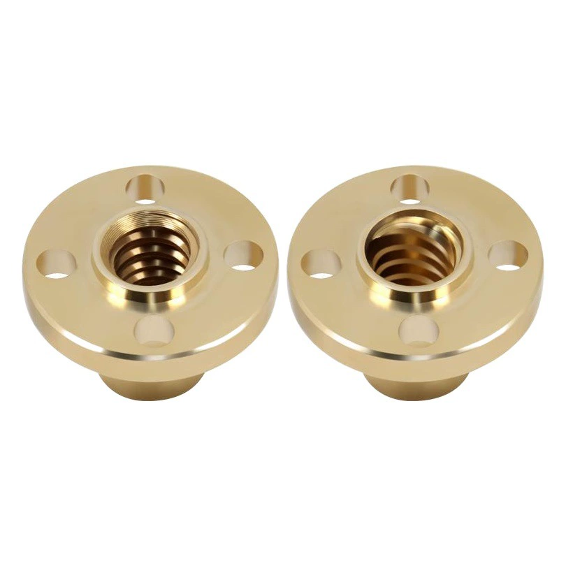 KINGROON 3D-принтер DIY аксессуары T8 трапециевидный винт Латунная гайка шаг зерна 2 мм свинец 8 мм