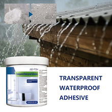 Jue-Fish 透明防水胶 透明防水涂料卫生间阳台免砸砖屋顶防漏胶