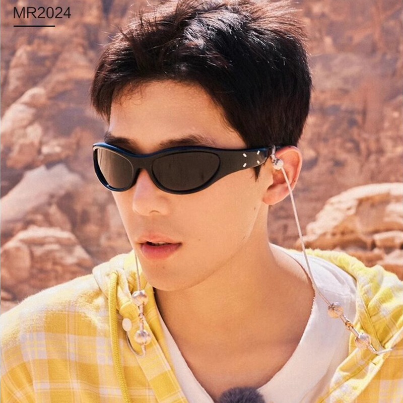GM same style sunglasses polarized sunscreen sunglasses and senior junior king Y2K cat's eye Yu 'an retro flower