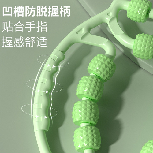 11-wheel leg massager ring leg clamp roller leg slimmer massage roller muscle relaxation leg beauty device