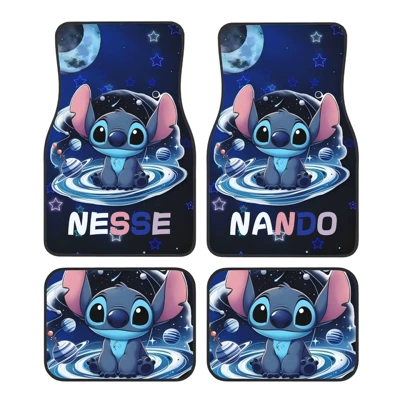 Avtomobil döşəmə paspasları — Temu Cartoon Car Floor Mats - cartoon-car-floor-mats-22-3344cm-crystal-velvet-two-piece-set
