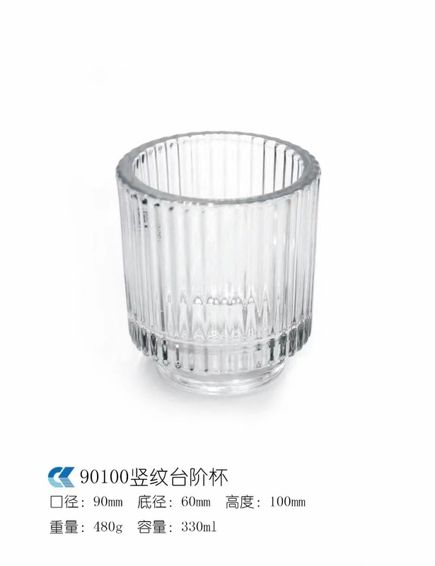 简约自制透明蜡烛杯家用玻璃蜡烛容器批发酒店家摆件加厚烛台空杯|undefined