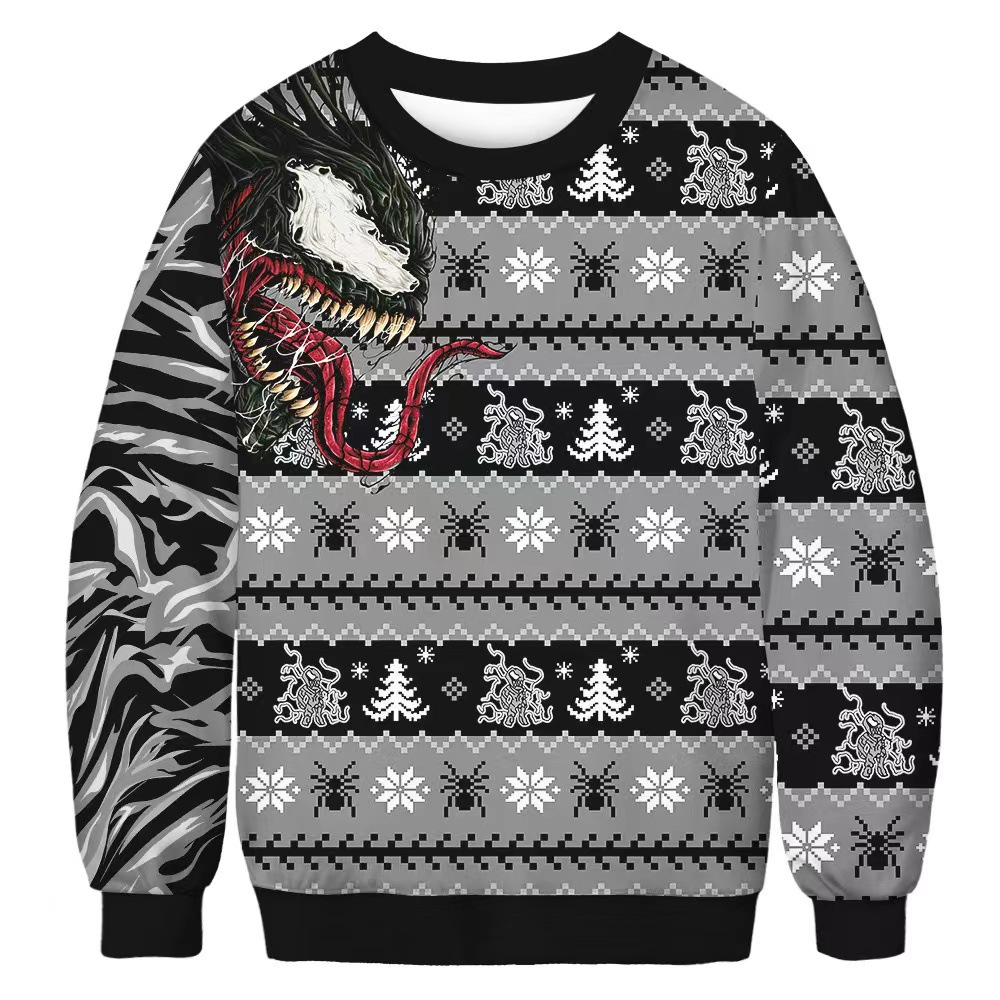 크리스마스 크루 넥 풀오버 스웨터 2