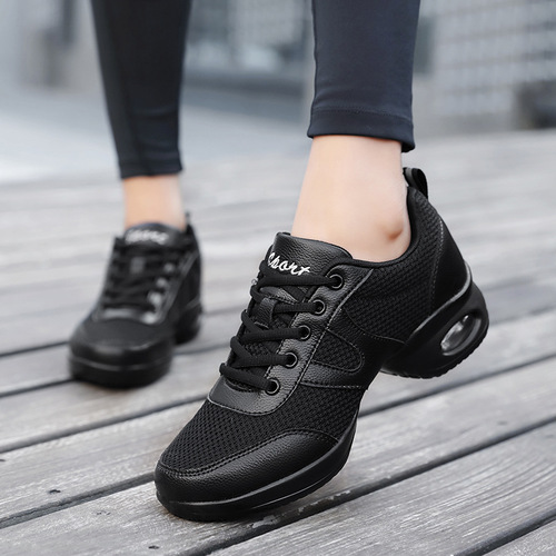 Yang Liping Dancing Shoes White Square Dance Shoes for Women  New Soft Sole Summer Dance Shoes Mesh Wholesale 2118