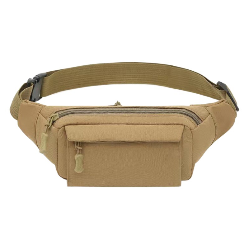 New Men's Waist Bag Mobile Phone Bag Multi-Functional Sports and Leisure Men's Bag Outdoor Camouflage Shoulder Crossbody Bag Chest Bag