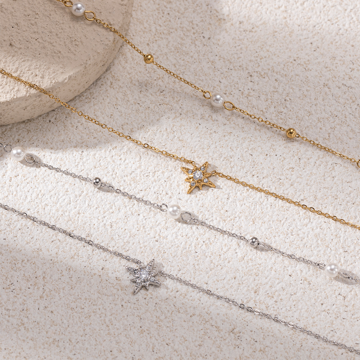 Collar de acero inoxidable TENA Europa y América lujo ligero y alto sentido de moda para mujeres collar de clavícula de amor no se desvanece image 5