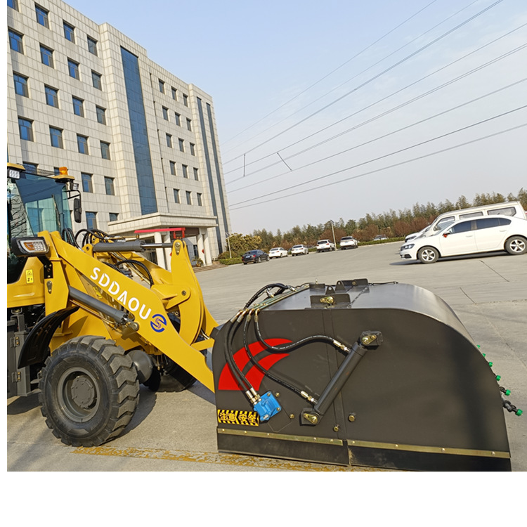 批发煤厂2米清扫车煤矿厂区扫路车砂石路面清扫机装载机清扫器