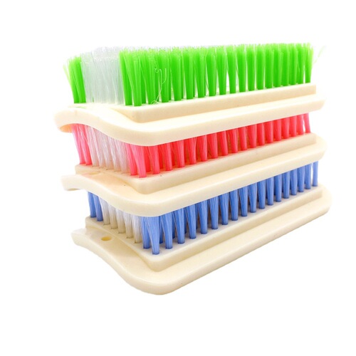 Plastic Laundry Brush Shoe Brush Cleaning Brush Multi-Purpose Comfortable Plastic Square Brush 2 Yuan Manufacturer Wholesale